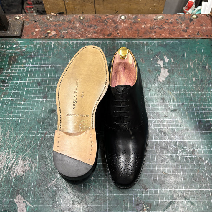 Richelieus brogue Cuir noir