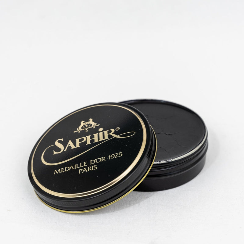 Pâte de luxe Saphir Pâte de luxe médaille d'or Saphir pour le glaçage des chaussures en cuir lisse