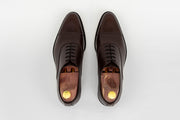 ypsons richelieu homme diplomate cuir marron semelle cuir vue dessus