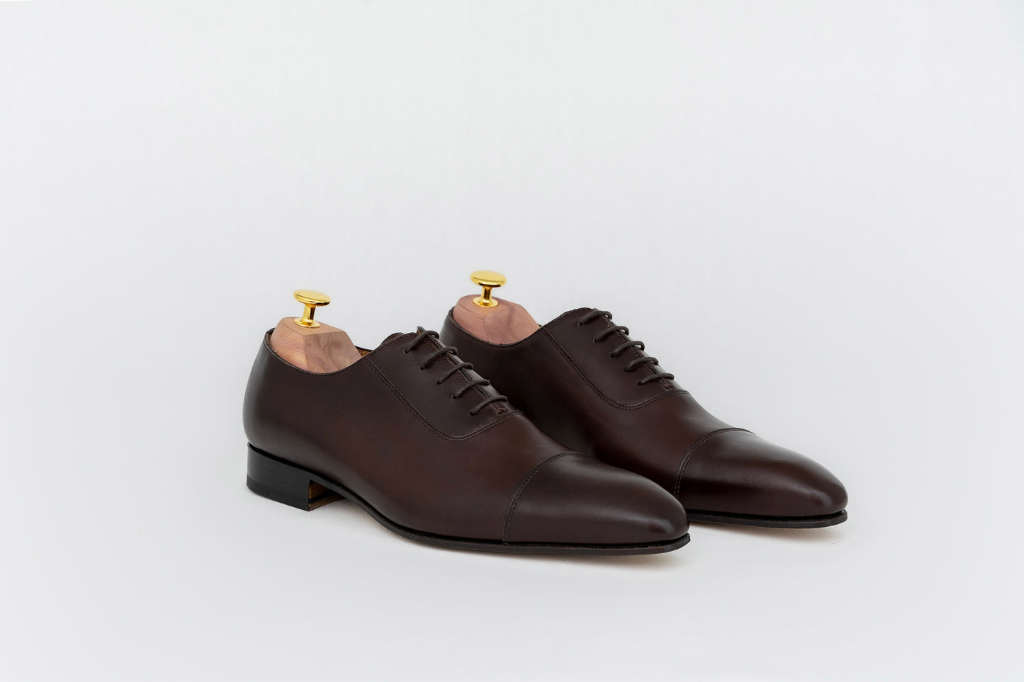 ypsons richelieu homme malchik cuir marron semelle cuir vue de biais