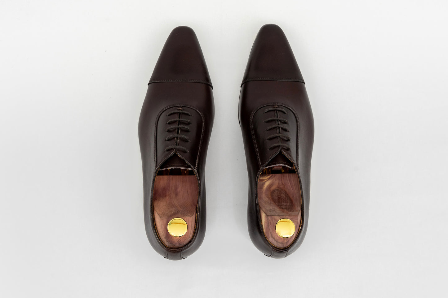 ypsons richelieu homme malchik cuir marron semelle cuir vue dessus