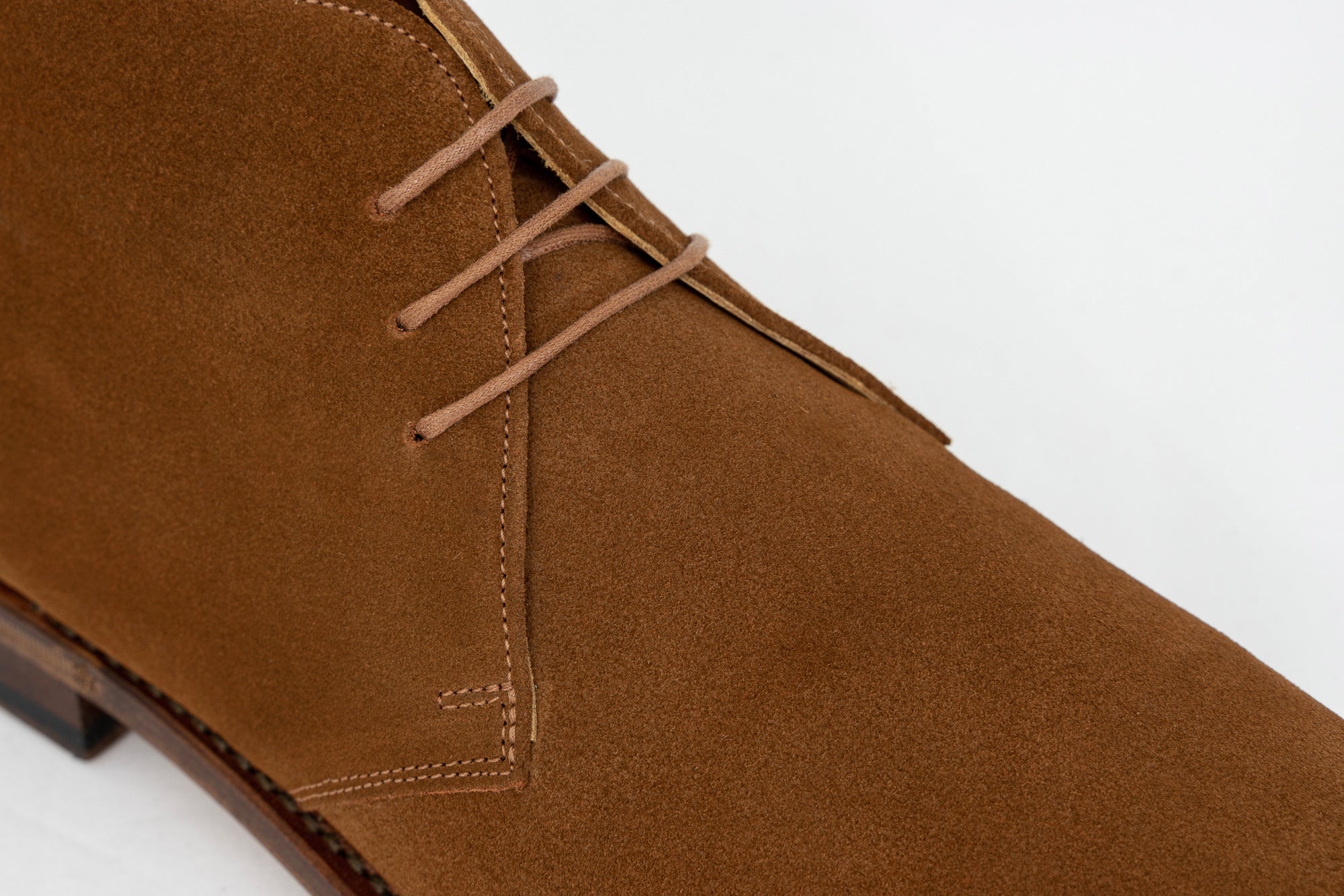 ypsons chukka boots homme veau velours caramel vue zoom
