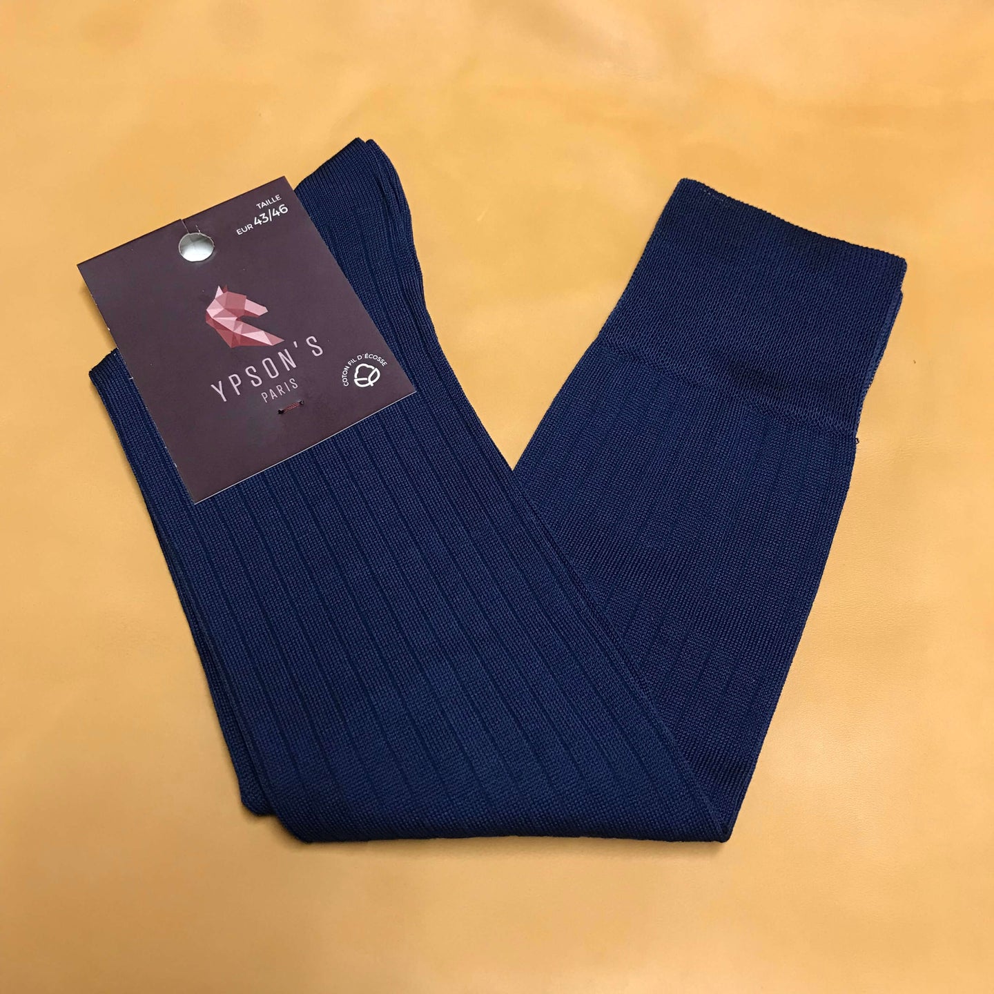 Chaussettes bleu homme