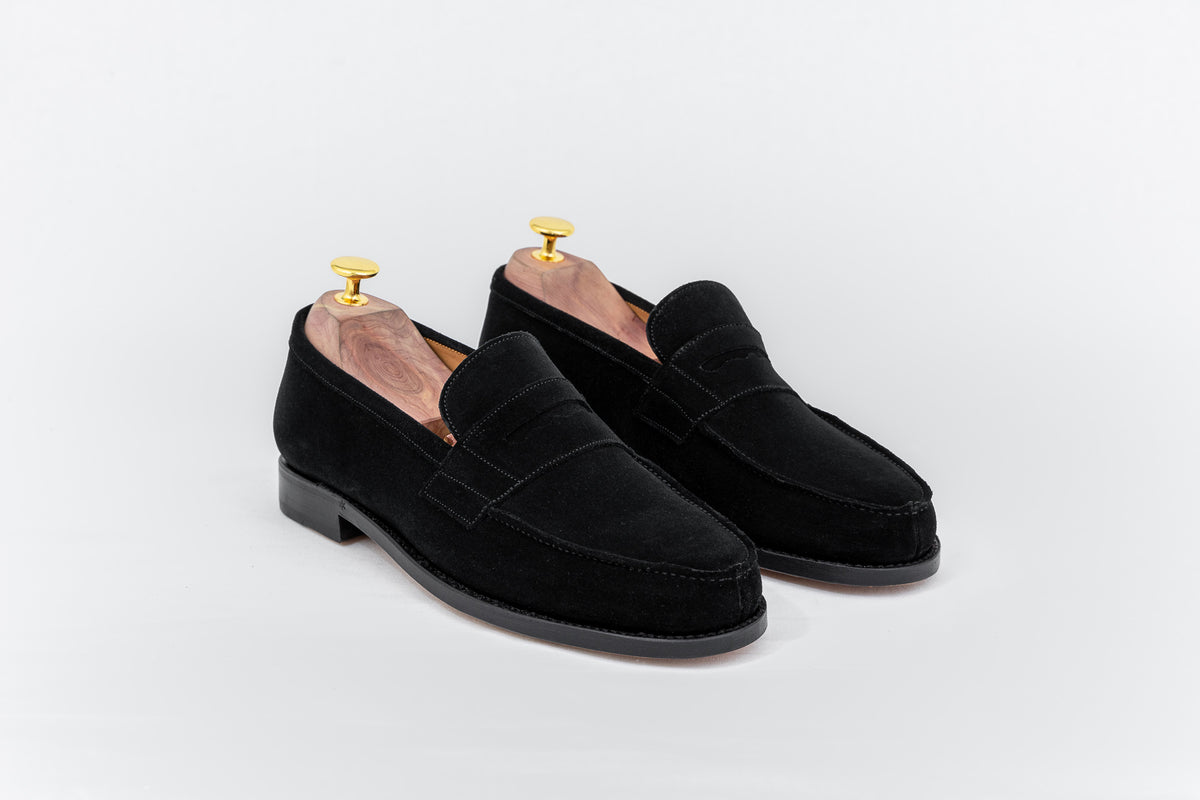 Oxford Veau velours noir